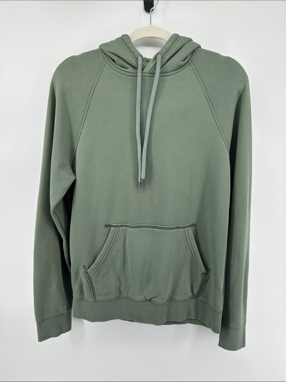 Faherty Cozy Comfort Loungewear Streetwear Earthcore Green HoodedSweatshirt SzXS